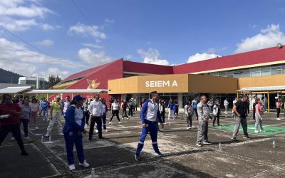 Activación física en Oficinas Centrales de SEIEM fomenta bienestar laboral